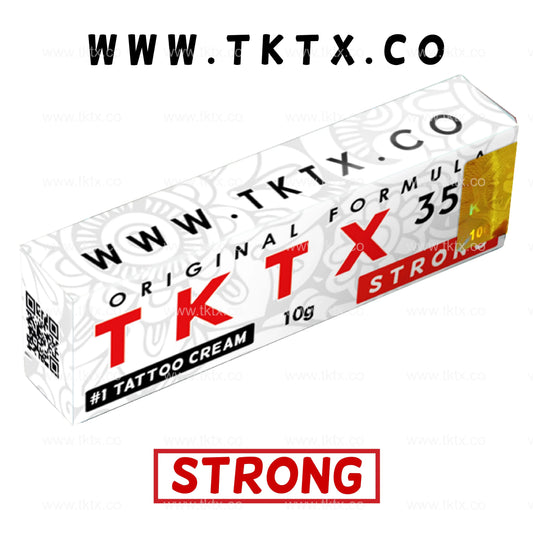 TKTX 35% Biały - SILNY - Znieczulający krem ​​TKTX