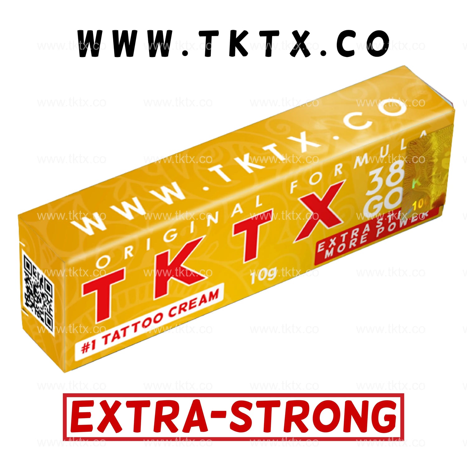 TKTX 38% Or - EXTRA FORT - Crème anesthésiante - Original officiel