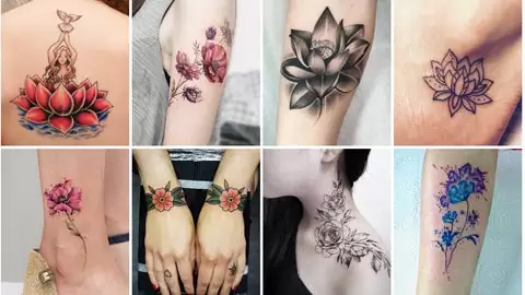 Floral tattoos